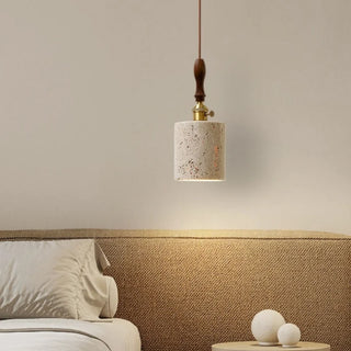 Celako™ Tivera Pendant Light | Yellow Travertine Japan Wabi Sabi