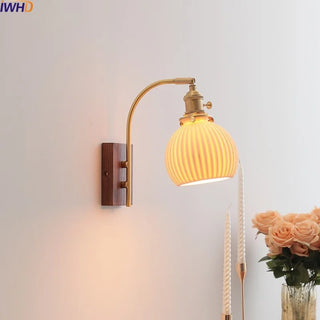 Celako™ Karumi Wall Light | Ceramic Bedroom Lighting
