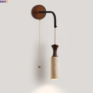 Celako™ Rapolano Wall Light | Yellow Travertine Living Room Lighting