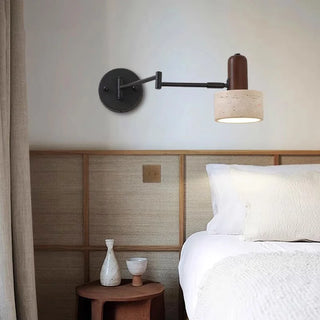 Celako™ Soltrava Wall Light | Yellow Travertine Living Room Lighting