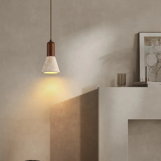 Celako™ Tiburtia Pendant Light | Yellow Travertine Mid Century Modern Dining Room Lighting