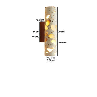 Celako™ Trezza Wall Light | Terrazzo Wabi Sabi Style