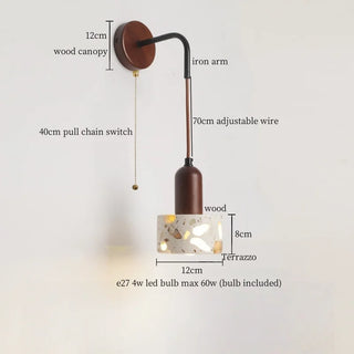 Celako™ Fragmenta Wall Light | Terrazzo Contemporary Lighting
