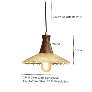 Celako™ Hinori Pendant Light | Glass Japanese Style