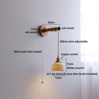 Celako™ Sakura Wall Light | Ceramic Living Room Lighting