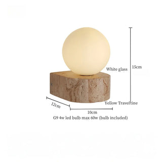 Celako™ Soletta Wall Light | Yellow Travertine Kitchen Island Lighting