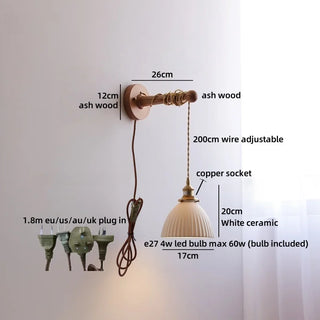 Celako™ Sakura Wall Light | Ceramic Living Room Lighting