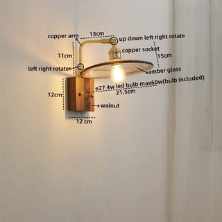 Celako™ Vitrena Wall Light | Glass Bedroom Lighting