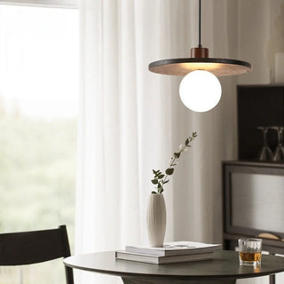Celako™ Monolite Pendant Light | Yellow Travertine Kitchen Island Lighting