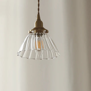 Celako™ Ambraze Pendant Light | Amber Glass Bedroom Lighting