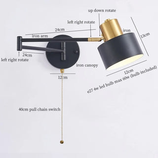 Celako™ Linevo Wall Light | Iron Contemporary Bedroom Lighting