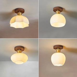 Celako™ Orvella Ceiling Light | Glass Living Room Lighting