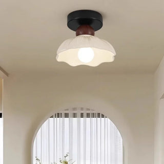 Celako™ Resiro Ceiling Light | White Resin Bedroom Lighting