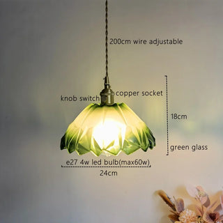 Celako™ Hanari Pendant Light | Glass Japanese Style Bedroom Lighting