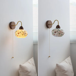 Celako™ Nacria Wall Light | Resin Shell Bedroom Lighting