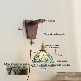 Celako™ Cuvola Wall Light | Glass Bedroom Lighting