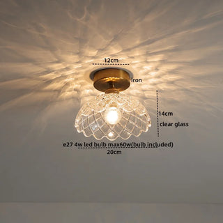 Celako™ Opalise Ceiling Light | Glass Copper Kitchen Island Lighting