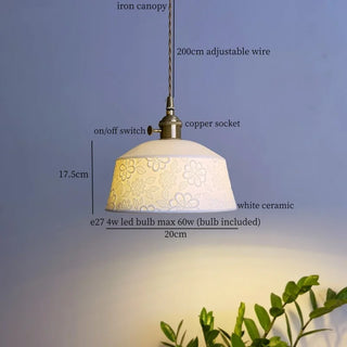 Celako™ Kaolena Pendant Light | Ceramic Kitchen Island Lighting