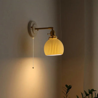 Celako™ Cerafine Wall Light | Ceramic Bedroom Lighting