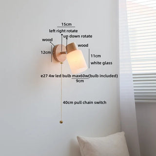 Celako™ Ivra Wall Light | Ceramic Bedroom Lighting