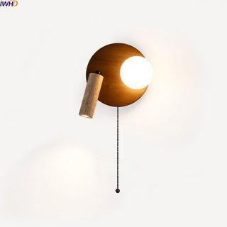 Celako™ Petralux Wall Light | Yellow Travertine Bedroom Lighting