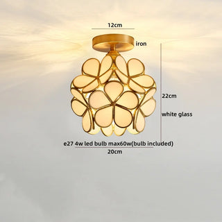 Celako™ Orbella Ceiling Light | Copper Glass Kitchen Island Lighting