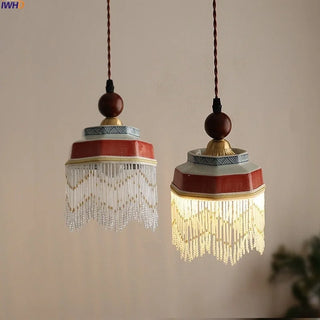 Celako™ Terravia Pendant Light | Ceramic Mid Century Modern Living Room Lighting