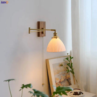 Celako™ Cascara Wall Light | Ceramic Bedroom Lighting