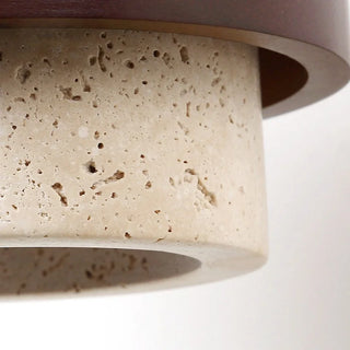 Celako™ Lapideo Pendant Light | Yellow Travertine Kitchen Island Lighting