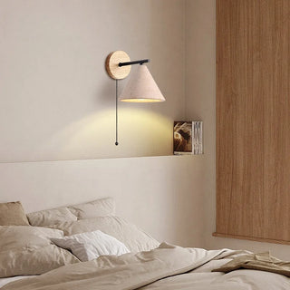Celako™ Traveno Wall Light | Travertine Bedroom Lighting
