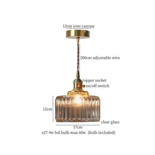 Celako™ Plissia Pendant Light | Glass Stone Kitchen Island Lighting