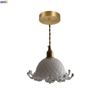 Celako™ Cuprique Pendant Light | Glass Bedroom Lighting