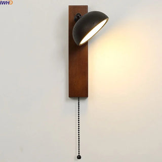 Celako™ Sabure Wall Light | Black Travertine Japan Style Living Room Lighting