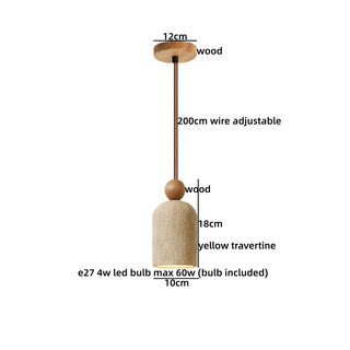 Celako™ Tavaro Pendant Light | Cement Japan Style Wabi Sabi Kitchen Island Lighting