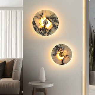 Celako™ Orbimar Wall Light | Marble Living Room Lighting