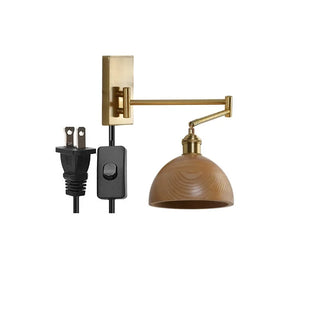 Celako™ Gildra Wall Light | Wood Bedroom Lighting