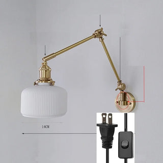 Celako™ Arcoro Wall Light | Copper Ceramic Bedroom Lighting