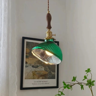 Celako™ Aventine Pendant Light | Green Glass Kitchen Island Lighting