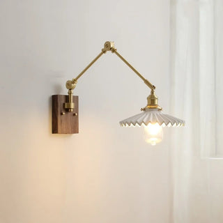 Celako™ Cerelux Wall Light | Ceramic Copper Bedroom Lighting
