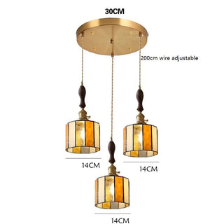 Celako™ Korae Pendant Light | Glass Dining Room Lighting