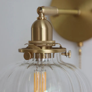Celako™ Sperla Wall Light | Glass Stone Bedroom Lighting