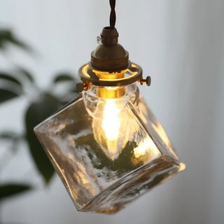 Celako™ Quadrella Pendant Light | Glass Bedroom Lighting