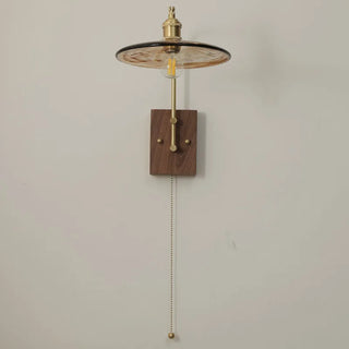 Celako™ Bronzia Wall Light | Glass Bedroom Lighting