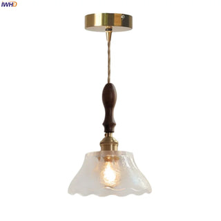 Celako™ Lustera Pendant Light | Glass Stone Bedroom Lighting