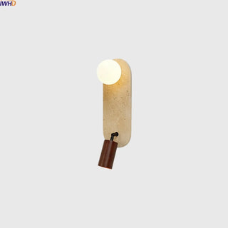 Celako™ Luterra Wall Light | Yellow Travertine Living Room Lighting