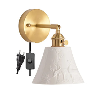 Celako™ Glazora Wall Light | Copper Bedroom Lighting