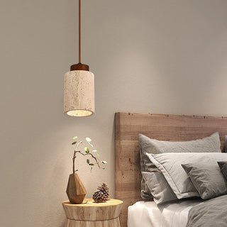 Celako™ Travenza Pendant Light | Yellow Travertine Kitchen Island Lighting