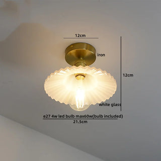 Celako™ Orasol Ceiling Light | Orange Glass Living Room Lighting