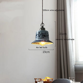 Celako™ Aurelie Pendant Light | Ceramic Dining Room Lighting