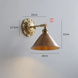 Celako™ Cavara Wall Light | Copper Living Room Lighting
